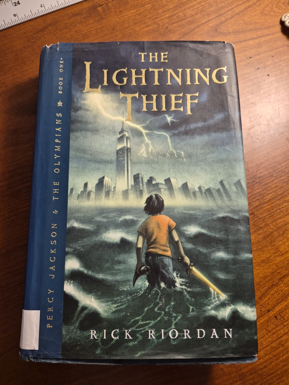 The Lightning Thief Hardcover Book  1st Edition 6th Printing By Rick Riordan